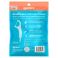 Plackers Twin Line Dental Flossers, Cool Mint Flavor, Dual Action Flossing System with Super Tuffloss for Twice the Clean, 75 Count