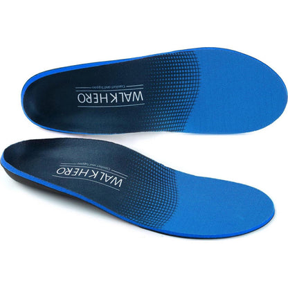 WalkHero COMFORT AND SUPPORT Plantar Fasciitis Relief - Arch Support Insoles For Men Women, Shoe Inserts For Flat Feet, Orthotic Shoe Insoles All-Day Energy And Comfort With Every Step (Mens 11-11 1/2 | Womens 13-13 1/2)