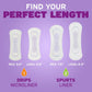 Poise Daily Incontinence Liners, Very Light Absorbency, Long Length, 176 Count (4 Packs of 44 Liners)
