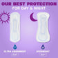 Poise Incontinence Pads & Postpartum Overnight Pads, Extra Coverage, 72 Count, 2 Packs of 36 (Packaging May Vary)