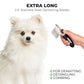 Poodle Dematting Rake Comb with 2.5 Inch Steel Blades Metal Grooming Brush for Knotted Fur