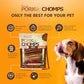 Pork Chomps Munchy Sticks Assorted Flavors Dog Chews 5 Inch 50 Count