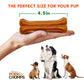 Pork Chomps Pressed Pork Skin Chews for Dogs 4.5 Inch Bones 2 Count Highly Digestible