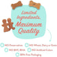Portland Pet Food Dog Treats Variety Pack Pumpkin Gingerbread Bacon Biscuits Grain Free Made in USA 3 Pack