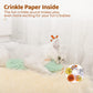 Potaroma Cat Kicker Toys, 3 Pack, Crinkle Sound with Catnip, Soft Durable Pillows for Indoor Exercise
