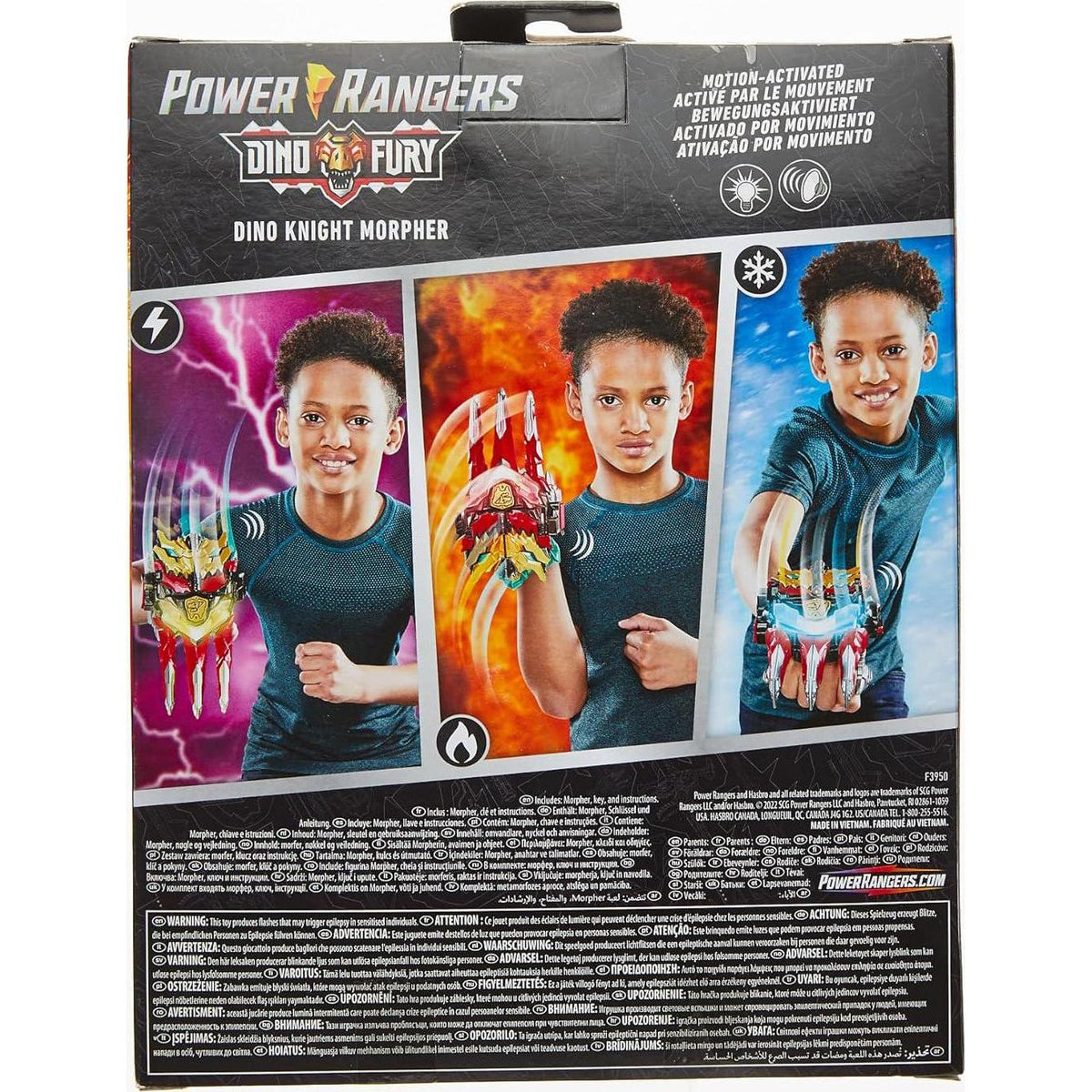 Power Rangers Dino Knight Morpher Toy With Lights, Sounds And Red Ranger Key - 5+ Years,