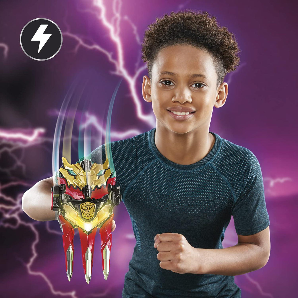 Power Rangers Dino Knight Morpher Toy With Lights, Sounds And Red Ranger Key - 5+ Years,