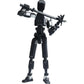 Pre-Assembly 3D Printed 5.54'' Stick 13 Action Figure, Multi-Jointed Tian13, Articulated T13 Desktop Decoration,12 In 1 D13 Accessories, Best Birthday Festival Gift,Does not Apply