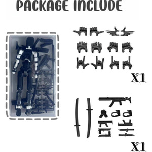 Pre-Assembly 3D Printed 5.54'' Stick 13 Action Figure, Multi-Jointed Tian13, Articulated T13 Desktop Decoration,12 In 1 D13 Accessories, Best Birthday Festival Gift,Does not Apply