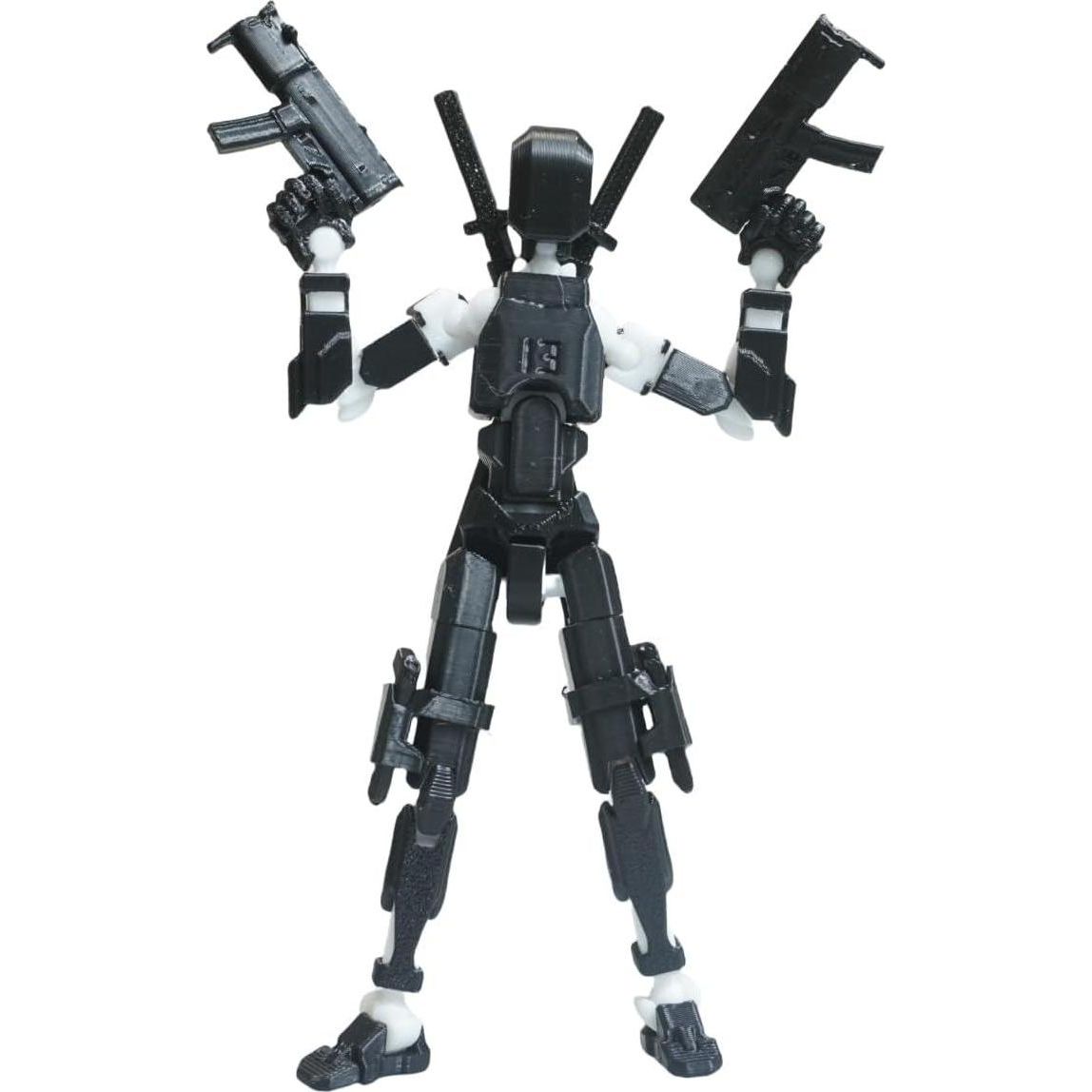 Pre-Assembly 3D Printed 5.54'' Stick 13 Action Figure, Multi-Jointed Tian13, Articulated T13 Desktop Decoration,12 In 1 D13 Accessories, Best Birthday Festival Gift,Does not Apply