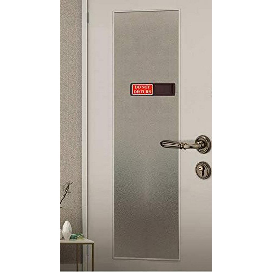 Privacy Sign - Do Not Disturb/Welcome Sign For Home Office Restroom Conference Hotel Hospital, Non-Scratch Magnetic Slider Door Indicator Sign Whether Room Vacant Or Occupied (Black),739771350877