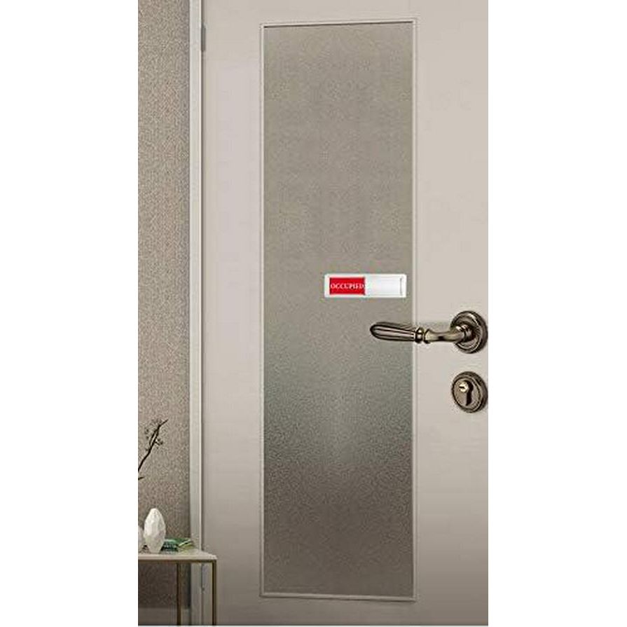 Privacy Sign, Premium Vacant Occupied Sign For Home Office Restroom Conference Hotles Hospital, Slider Door Indicator Tells Whether Room Vacant Or Occupied, 7'' X 2'' - Silver,