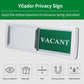 Privacy Sign, Vacant Occupied Sign For Bathroom Door, Magnetic And Sticky Slider For Home Office Restroom Conference Hotles Hospital, Tells Whether Room Vacant Or Occupied, 7'' X 2'' - Silver,603803078438