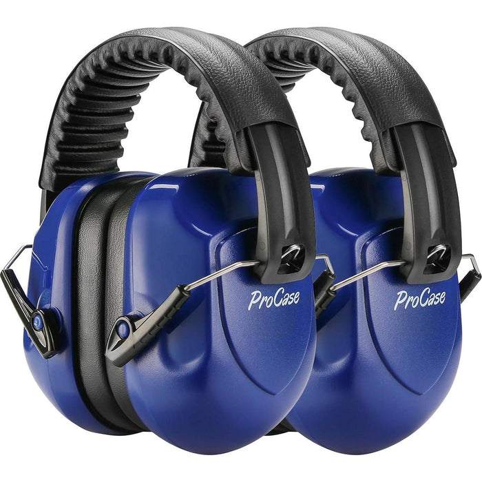 Procase Noise Reduction Ear Muffs, NRR 28db, Noise Cancelling for Adults & Kids (2 Pack)