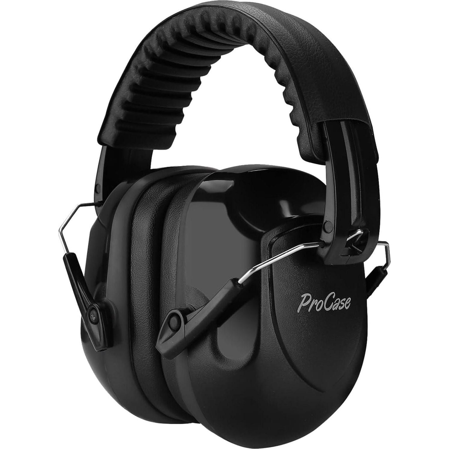 ProCase Noise Reduction Ear Muffs, Sound Proof Ear Protection, NRR 28dB Noise Cancelling Headphones For Adults Kids Autism, Hearing Protection For Shooting Gun Range Mowing -Black,