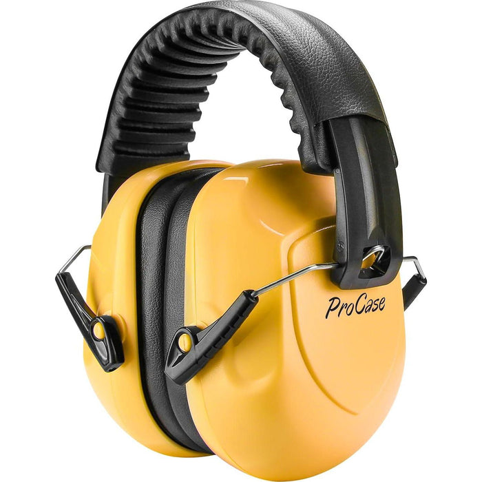 ProCase Noise Reduction Ear Muffs, NRR 28db Soundproof, Noise-Cancelling Headphones for Adults & Kids, Autism Hearing Protection, Yellow