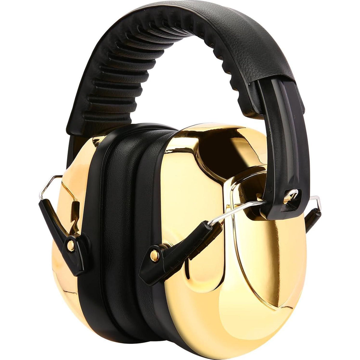 ProCase Noise Reduction Ear Muffs, Sound Proof Ear Protection, NRR 28dB Noise Cancelling Headphones For Adults Kids Autism, Hearing Protection For Shooting Gun Range Mowing -Metalic Gold,