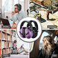 ProCase Noise Reduction Ear Muffs, Sound Proof Ear Protection, NRR 28dB Noise Cancelling Headphones For Adults Kids Autism, Hearing Protection For Shooting Gun Range Mowing -2 Packs, Purple&Black,