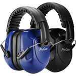 ProCase Noise Reduction Ear Muffs, Sound Proof Ear Protection, NRR 28dB Noise Cancelling Headphones For Adults Kids Autism, Hearing Protection For Shooting Gun Range Mowing -2 Packs, Navy And Black,