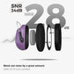ProCase Noise Reduction Ear Muffs, Sound Proof Ear Protection, NRR 28dB Noise Cancelling Headphones For Adults Kids Autism, Hearing Protection For Shooting Gun Range Mowing -2 Packs, Purple&Black,