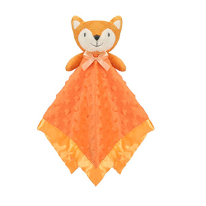Pro Goleem Fox Security Blanket Orange Soft Baby Lovey Unisex Lovie Baby Gifts For Newborn Toddler Snuggle Toy Stuffed Animal 16 Inch,