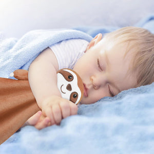Pro Goleem Sloth Security Blanket Soft Loveys For Babies For Boys And Girls Newborn Lovie Infant Blankie Sloth Baby Stuff Baby Snuggle Toy Stuffed Animal Baby Gifts 14 Inch,
