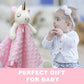 Pro Goleem Unicorn Loveys For Babies Soft Plush Pink Security Blanket For Girls Snuggle Toy Stuffed Animal Lovies For Babies Baby Girl Gifts For Newborn, Infant And Toddler, 16 Inch,