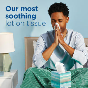Puffs Plus Lotion Facial Tissues, 10 Cubes, 56 Tissues per Box