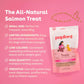 Pupford Freeze Dried Training Treats for Dogs, 475 Salmon Bites, Only 2 Ingredients, 4 oz Bag