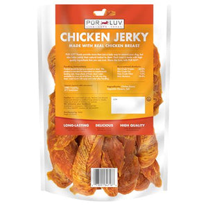 Pur Luv Chicken Jerky Dog Treats, 32?oz Bag, 100% Real Chicken Breast Bites, High Protein & Grain Free