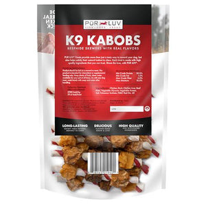 Pur Luv K9 Kabobs Dog Treats with Real Chicken and Duck 12 oz Bag