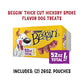 Purina Beggin Strips Dog Treats Hickory Smoke Flavor Real Meat 2 Pack 26 oz Pouches
