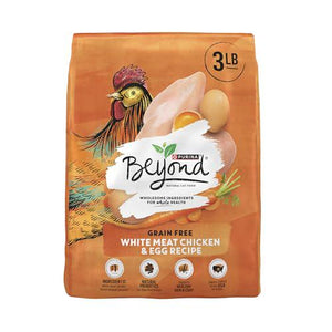 Purina Beyond White Meat Chicken and Egg Dry Cat Food 3 lb Bag Grain Free High Protein
