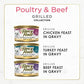 Purina Fancy Feast Grilled Poultry and Beef Wet Cat Food Variety Pack 3 oz Cans Pack of 24