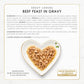 Purina Fancy Feast Gravy Lovers Wet Cat Food, 24 Cans, 3 oz Each, Poultry & Beef Variety Pack
