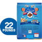 Purina Friskies Seafood Sensations Dry Cat Food, 22 lb Bag, Salmon, Tuna & Shrimp Flavors