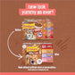 Purina Friskies Extra Gravy Wet Cat Food Variety Pack 5.5 oz Each 24 Cans Chicken Turkey Salmon Beef