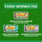 Purina Friskies Indoor Wet Cat Food 5.5 oz Cans Pack of 24 Turkey Chicken Seafood Variety Pack