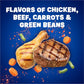 Purina Friskies Tender & Crunchy Cat Food, 16 lb Bag, Chicken, Beef, Carrot & Green Bean Flavors