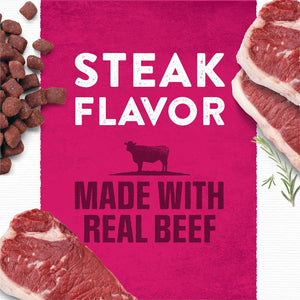 Purina Moist & Meaty Dog Food, 36 Ct Pouches, Steak Flavor, Soft Meal Packs for Dogs
