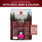 Purina ONE True Instinct dog food 27.5 lb bag with real beef and salmon plus bone broth vitamins and minerals