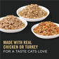 Purina Pro Plan Wet Cat Food Variety Pack, 24 Cans x 3 oz, Chicken & Turkey in Gravy, High Protein