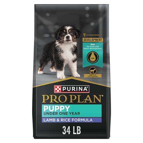 Purina Pro Plan Puppy Food High Protein DHA Lamb and Rice Formula 34 lb Bag