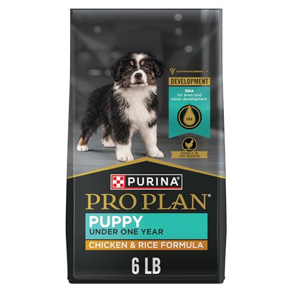 Purina Pro Plan Puppy Food 6 lb Bag High Protein Chicken and Rice Formula with DHA and Probiotics for Digestive Health