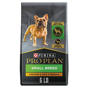 Purina Pro Plan Small Breed Dog Food Chicken and Rice Formula 6 lb Bag High Protein