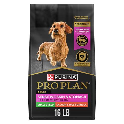 Purina Pro Plan Sensitive Skin and Stomach Small Breed Dry Dog Food Salmon and Rice 16 lb Bag