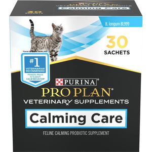 Purina Pro Plan Calming Care Cat Supplement 30 Count Box Helps Reduce Stress and Support Calm Behavior