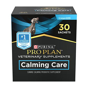 Purina Pro Plan Calming Care Dog Supplement 30 ct Box Helps Reduce Anxiety and Stress in Dogs with Probiotics