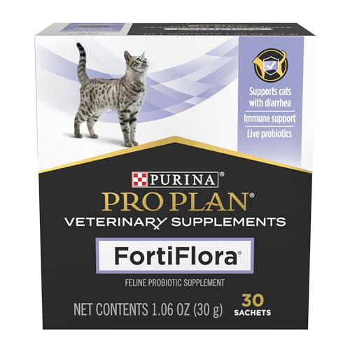 Purina Pro Plan FortiFlora Cat Probiotic Supplement, 30 Ct Box, Supports Digestive Health, Vet Recommended
