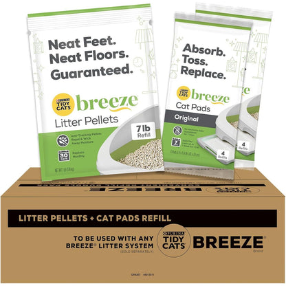 Purina Tidy Cats Breeze Cat Litter System Refill Bundle, 7.91 lb Box